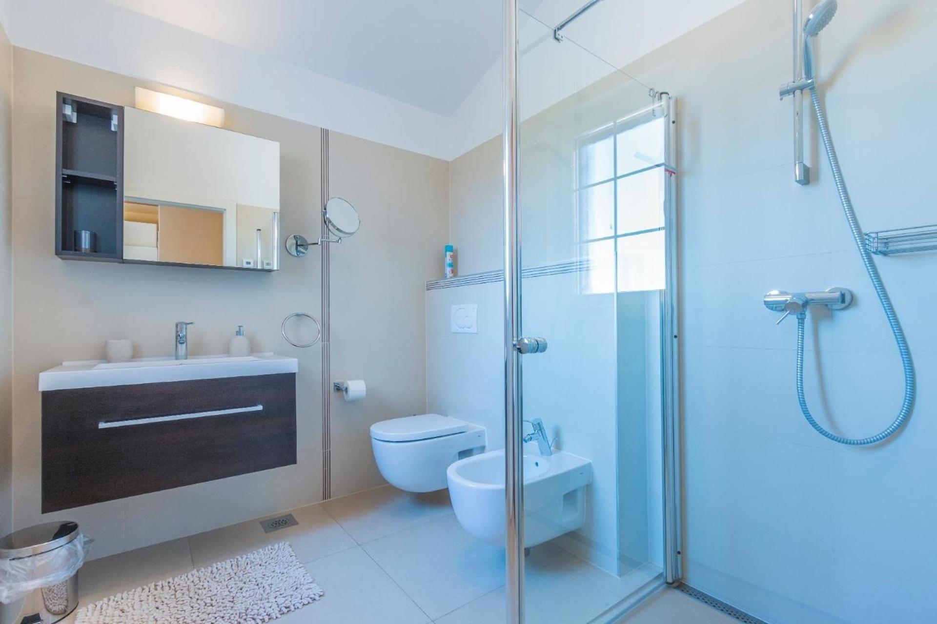 Ferienhaus In Pomer Mit Privatem Beheizten Pool Und Meerblick Exteriér fotografie